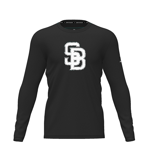 [CUS-DRIF-TEES-PER-CNK-LSL-BLK-YXS-LOGO2] Dri Fit Performance T-Shirt (Youth XS, Black, Logo 2, Long Sleeve)