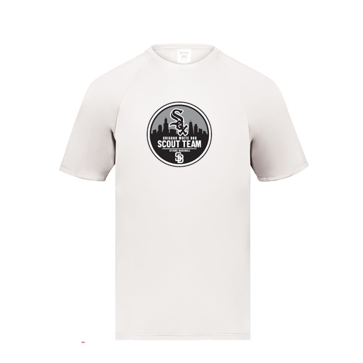 [2790.005.S-LOGO3] Men's Smooth Sport T-Shirt (Adult S, White, Logo 3)