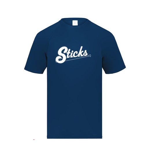 [2790.065.S-LOGO1] Men's Smooth Sport T-Shirt (Adult S, Navy, Logo 1)
