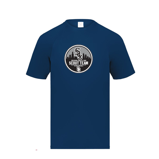 [2790.065.S-LOGO3] Men's Smooth Sport T-Shirt (Adult S, Navy, Logo 3)