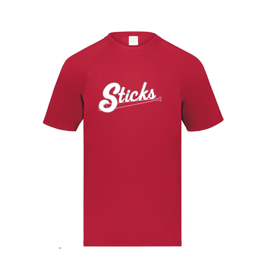 [2790.083.S-LOGO1] Men's Smooth Sport T-Shirt (Adult S, Red, Logo 1)