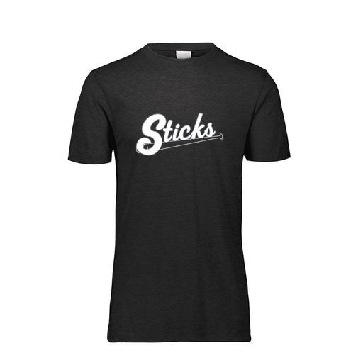 [FTSCUBBK-AS-LOGO1] Decker Men's Tri-Blend T-Shirt - Short Sleeve (Adult S, Black, Logo 1)