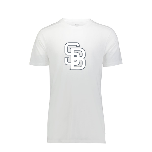 [FTSCUBWH-AS-LOGO2] Decker Men's Tri-Blend T-Shirt - Short Sleeve (Adult S, White, Logo 2)