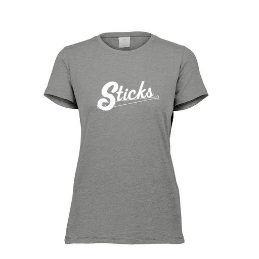 [FTSCUBGY-FAXS-LOGO1] Decker Women's Tri-Blend T-Shirt - Short Sleeve (Female Adult XS, Gray, Logo 1)