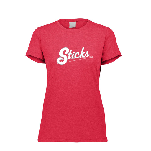 [3067.V96.XS-LOGO1] Ladies Ultra-blend T-Shirt (Female Adult XS, Red, Logo 1)