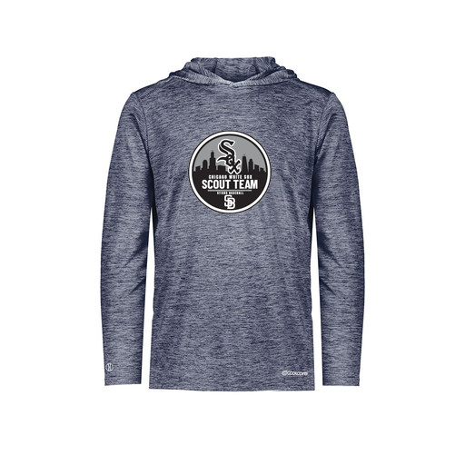 [CUS-DFW-CHGHOOD-PER-LSL-NVY-AS-LOGO3] Men's Charge Hoodie (Adult S, Navy, Logo 3)