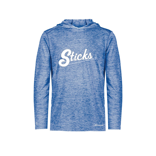 [FOLHCGRY-AS-LOGO1] Decker Men's Charge Hoodie (Adult S, Royal, Logo 1)