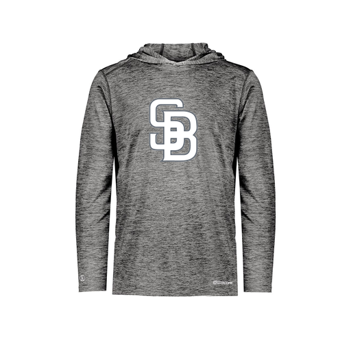 [CUS-DFW-CHGHOOD-PER-LSL-BLK-YS-LOGO2] Youth Charge Hoodie (Youth S, Black, Logo 2)