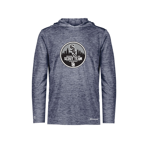 [CUS-DFW-CHGHOOD-PER-LSL-NVY-YS-LOGO3] Youth Charge Hoodie (Youth S, Navy, Logo 3)