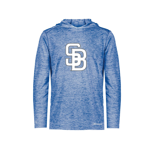 [FOLHCGRY-YS-LOGO2] Decker Youth Charge Hoodie (Youth S, Royal, Logo 2)