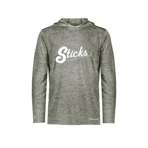 [FOLHCGGY-YS-LOGO1] Decker Youth Charge Hoodie (Youth S, Gray, Logo 1)