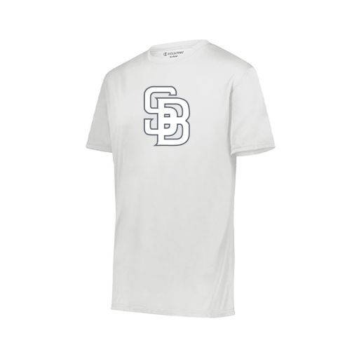 [222818.005.S-LOGO2] Men's Movement Dri Fit Shirt (Adult S, White, Logo 2)