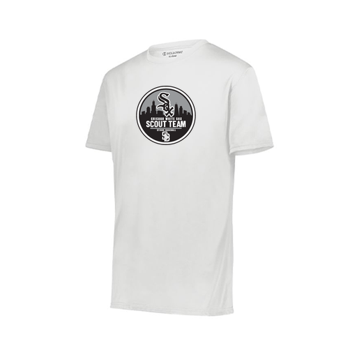 [222818.005.S-LOGO3] Men's Movement Dri Fit Shirt (Adult S, White, Logo 3)