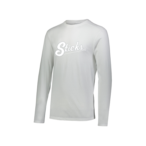 [3075.005.XS-LOGO1] Men's LS Ultra-blend T-Shirt (Adult XS, White, Logo 1)