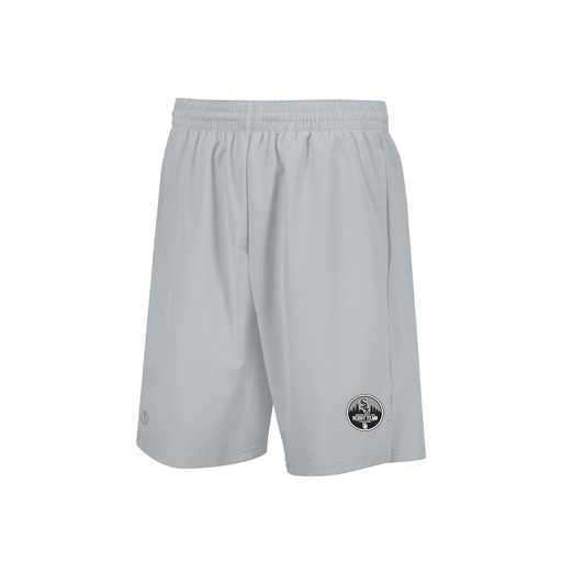[229556.099.XS-LOGO3] Men's Weld Short (Adult XS, Silver, Logo 3)