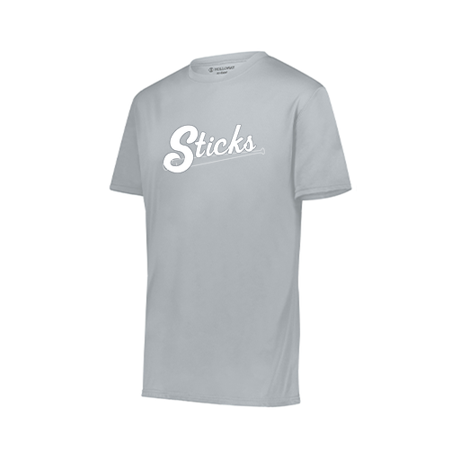 [222819.099.XXS-LOGO1] Youth Movement Dri Fit Shirt (Youth XXS, Silver, Logo 1)