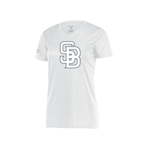 [222820.005.S-LOGO2] Ladies Movement Dri Fit Shirt (Female Adult S, White, Logo 2)