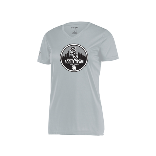 [222820.099.S-LOGO3] Ladies Movement Dri Fit Shirt (Female Adult S, Silver, Logo 3)